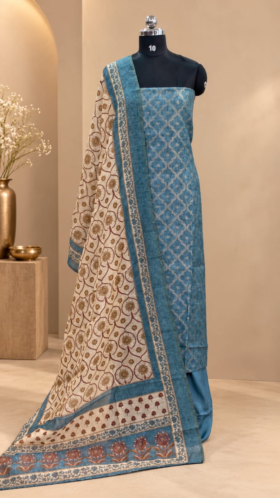 Chanderi Banarasi Salwar | PA436