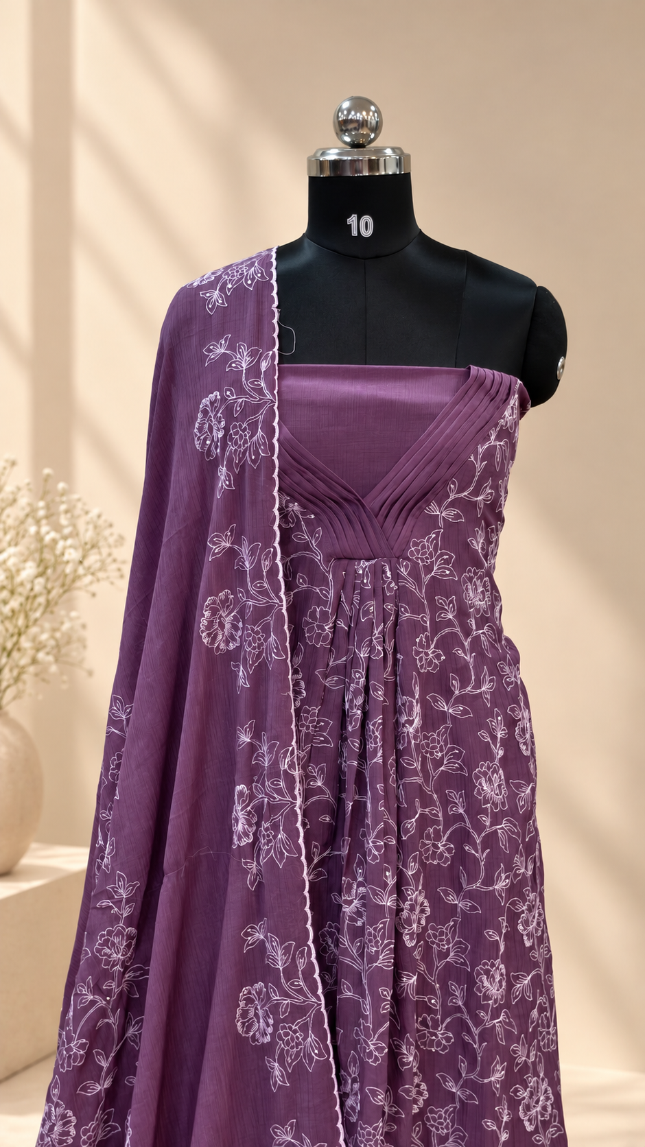 Crush Silk Salwar | PC140