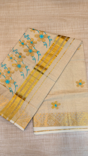 Tissue Kerala Saree| GS101