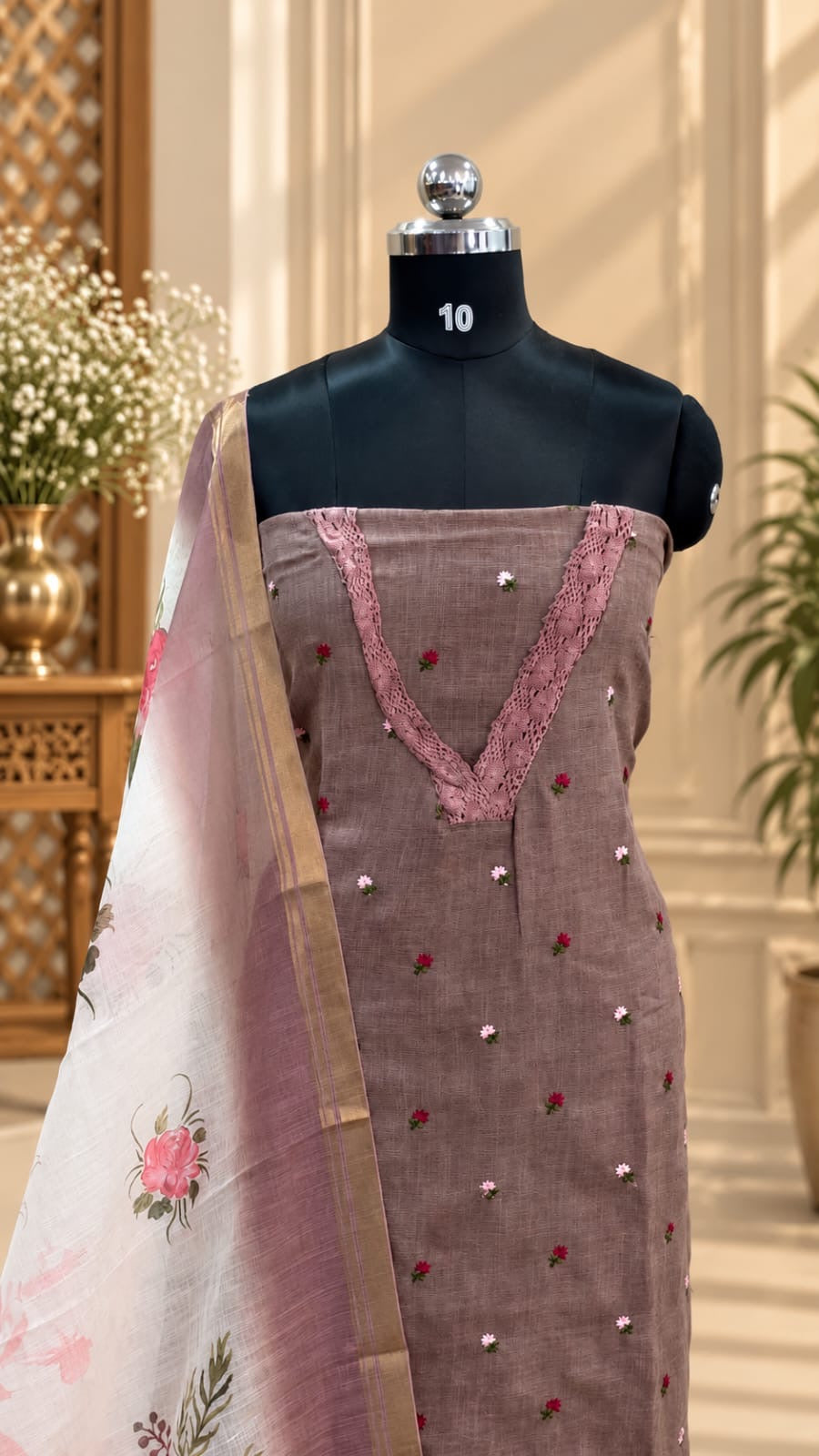 Linen Cotton Salwar | PA445
