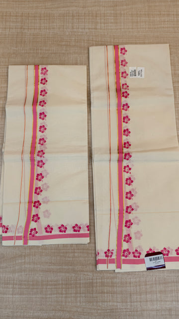 Cotton Set mundu|GS290