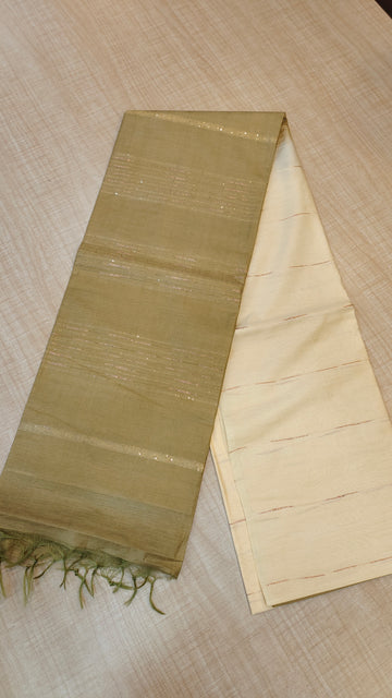 Semi Tussar Saree | ZH201