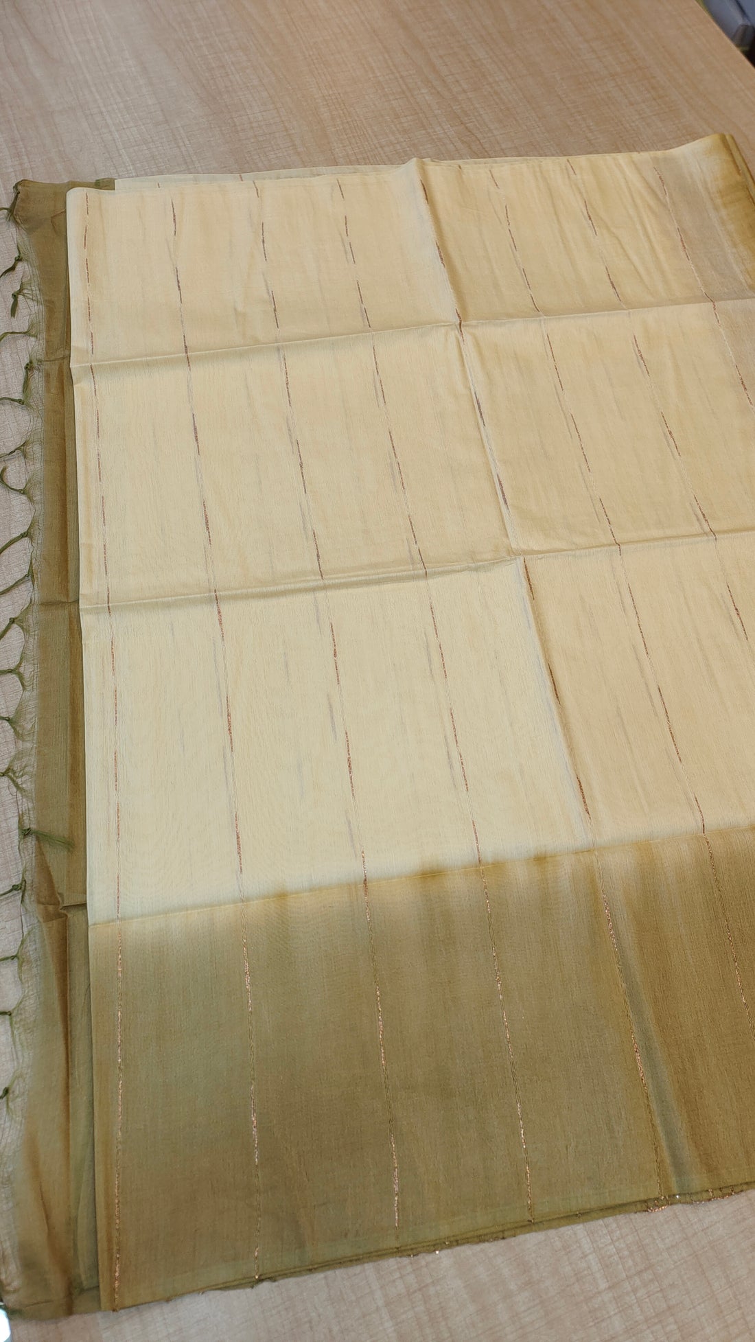 Semi Tussar Saree | ZH201