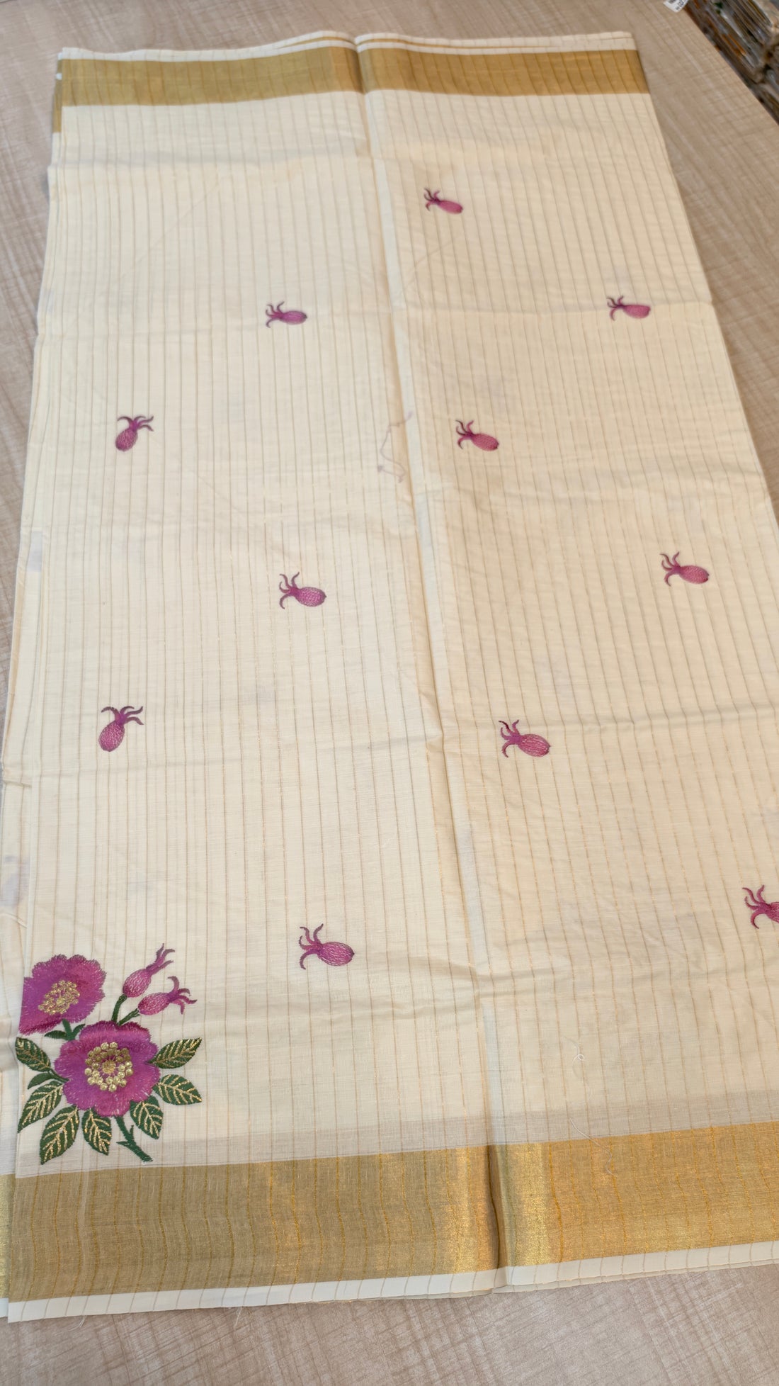Cotton Kerala Saree|GS212