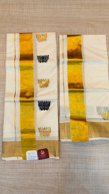 Cotton Set Mundu | GS152