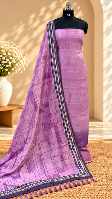 Semi Raw Silk Salwar | PA228