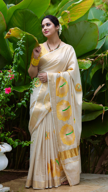 Tissue Kerala Saree| GS65