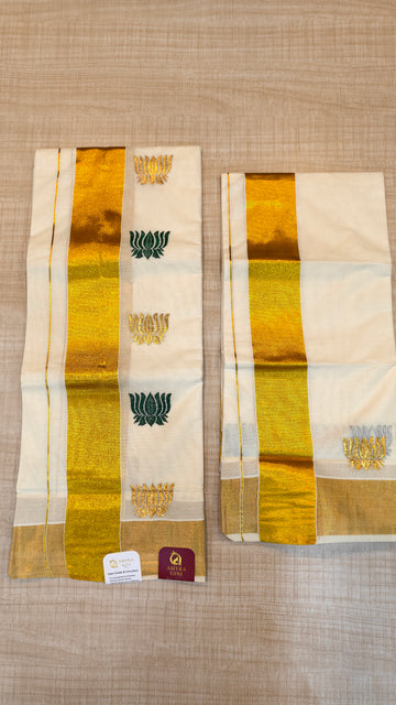 Cotton Set Mundu| GS150
