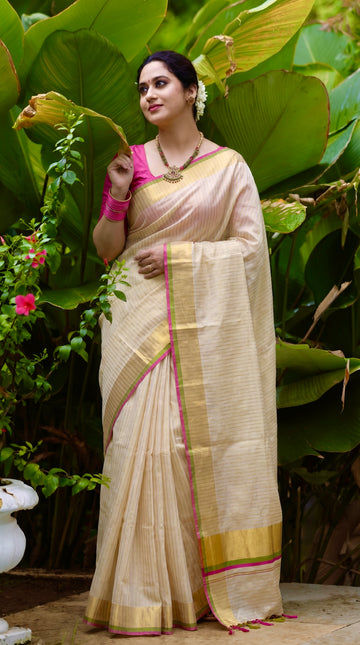 Tissue Kerala Saree| GS135