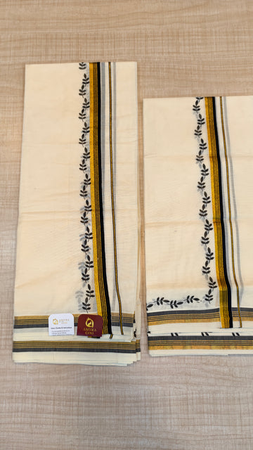 Cotton Set Mundu | GS147