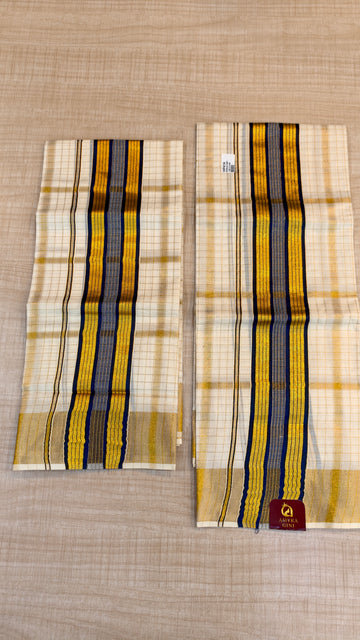 Cotton Set Mundu| GS296