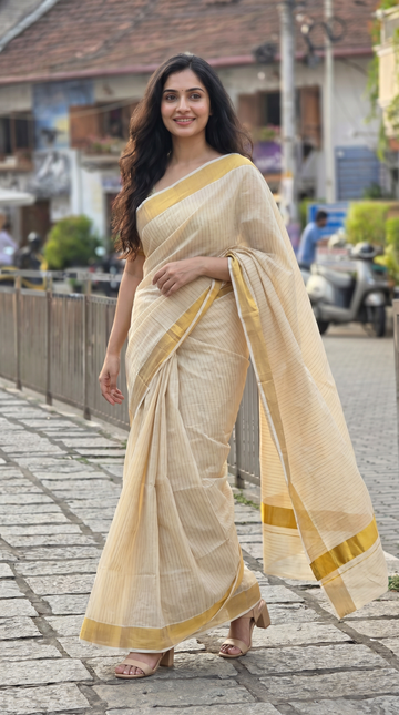 Tissue Kerala Saree|GS320