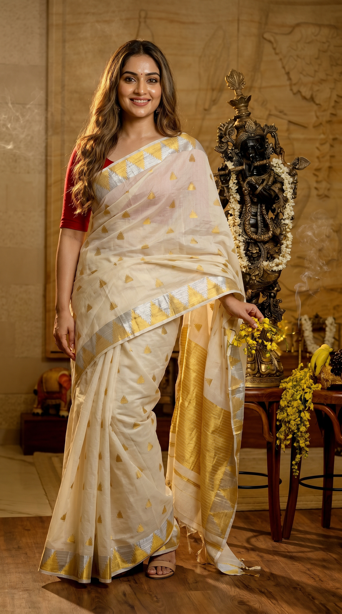 Cotton Kerala Saree |GS13