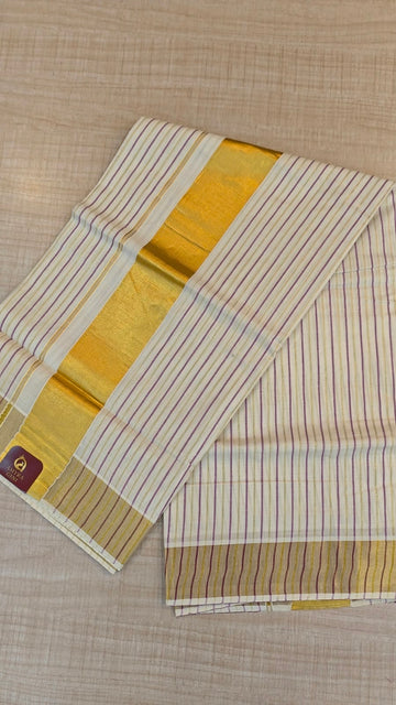 Cotton Kerala Saree | GS472