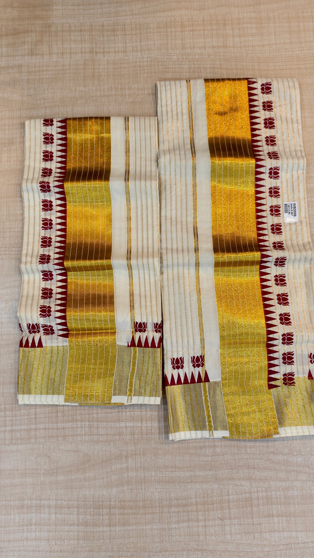 Cotton Set Mundu | GS520