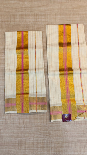Cotton Set Mundu|GS305