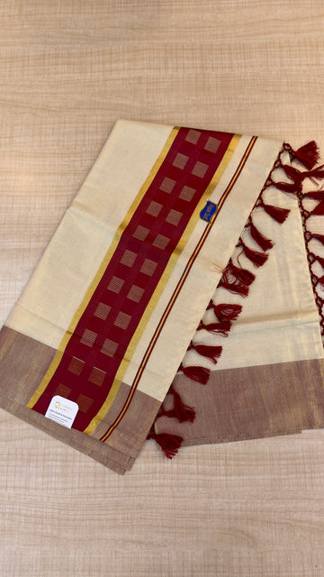 Tissue Kerala Saree|GS94