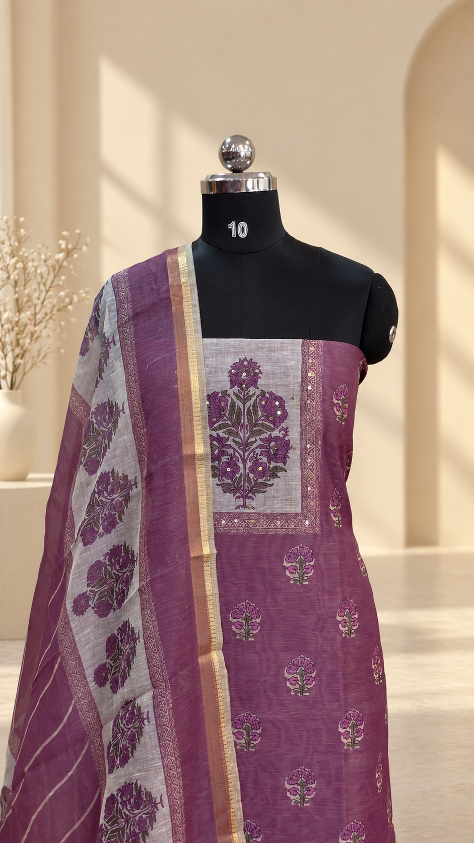 Semi Tussar Salwar | PA217