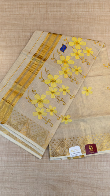 Tissue Kerala Saree| GS98