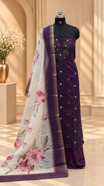 Linen Cotton Salwar | PA446