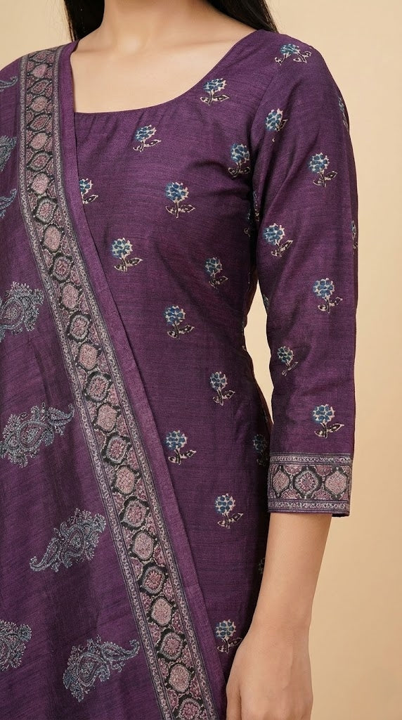 Raw Silk Salwar | P0214