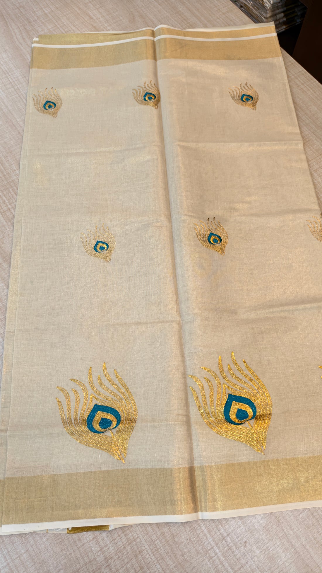 Tissue Kerala Saree|GS218
