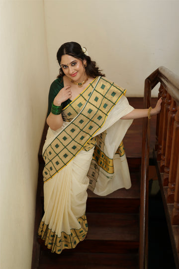 PreBooking |Handloom Replica Saree| GS201