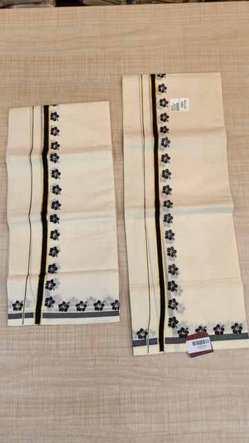 Cotton Set Mundu| GS291