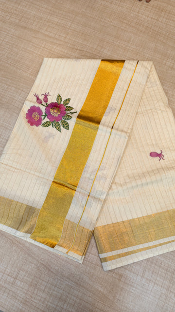 Cotton Kerala Saree|GS212