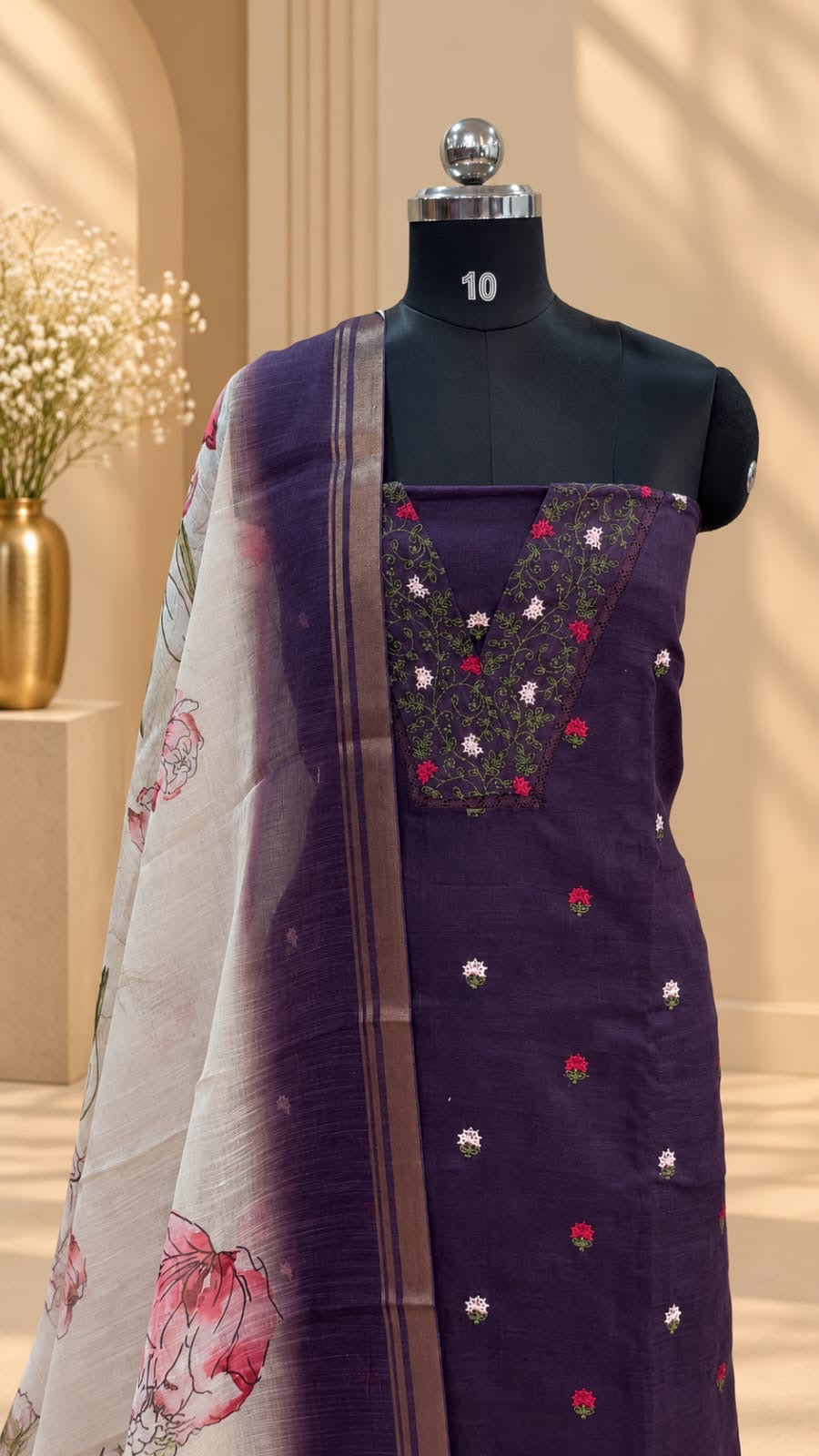 Linen Cotton Salwar | PA446