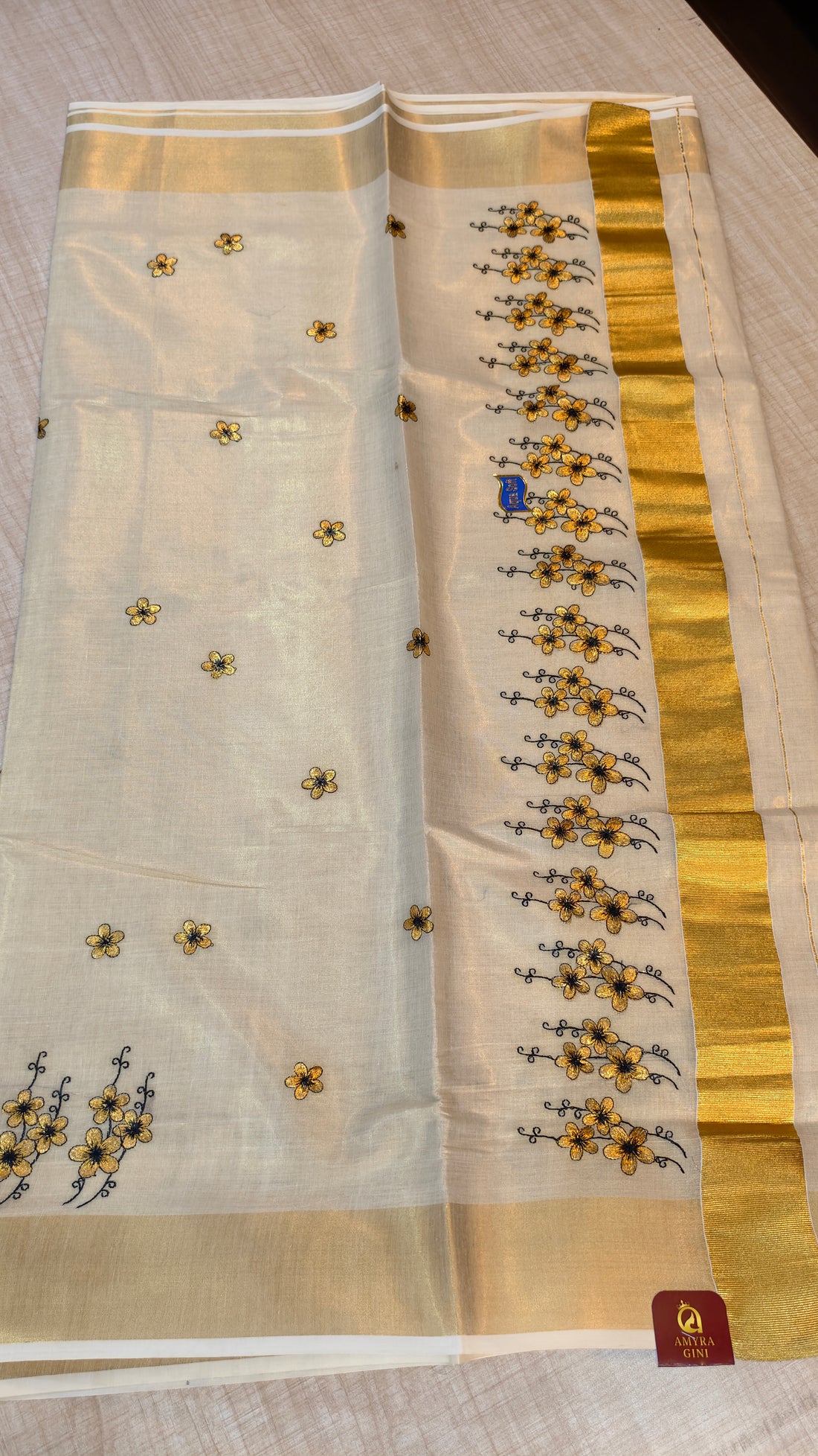 Tissue Kerala Saree | GS79