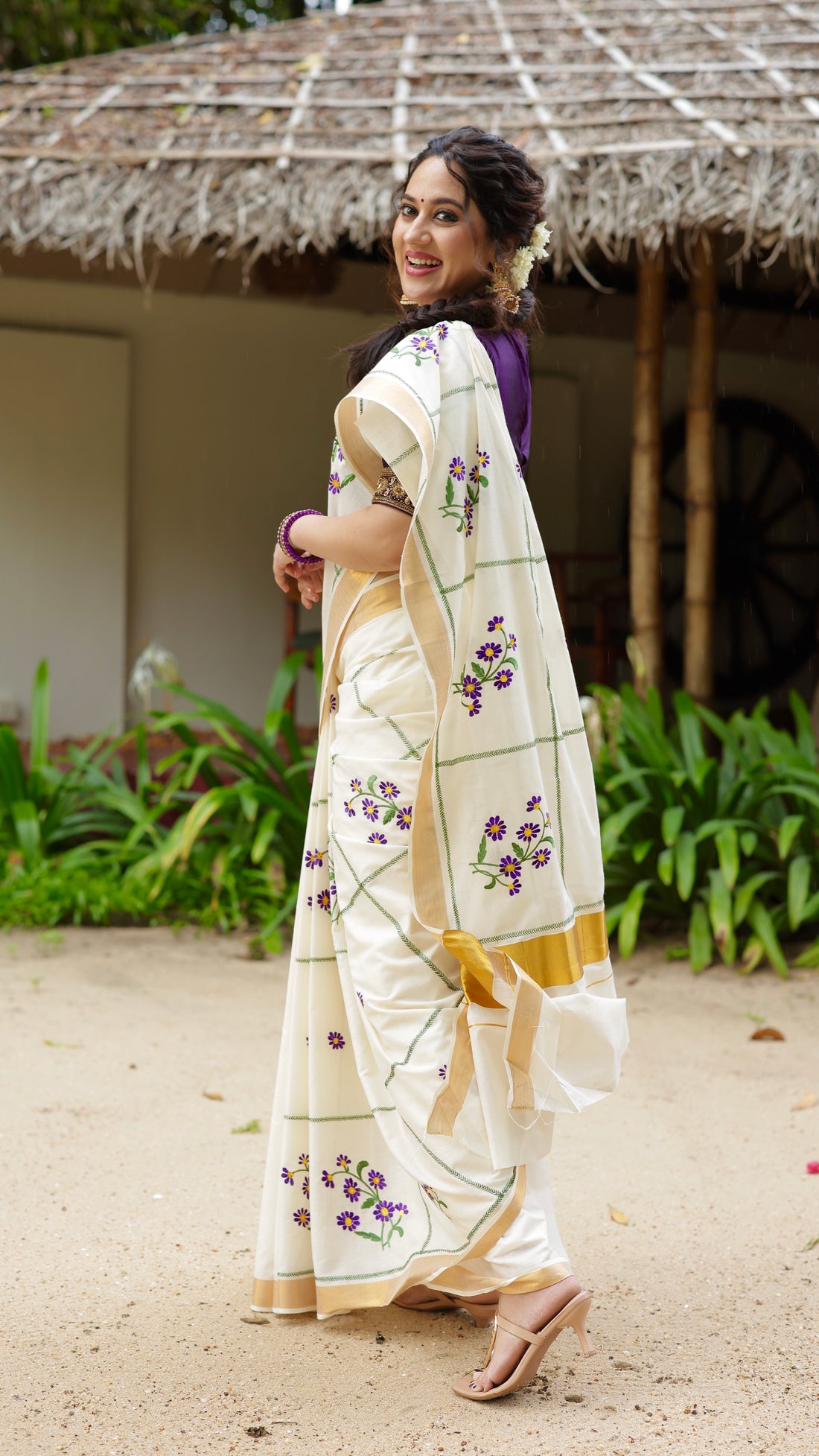 Pre booking |Cotton Kerala Saree | GS130