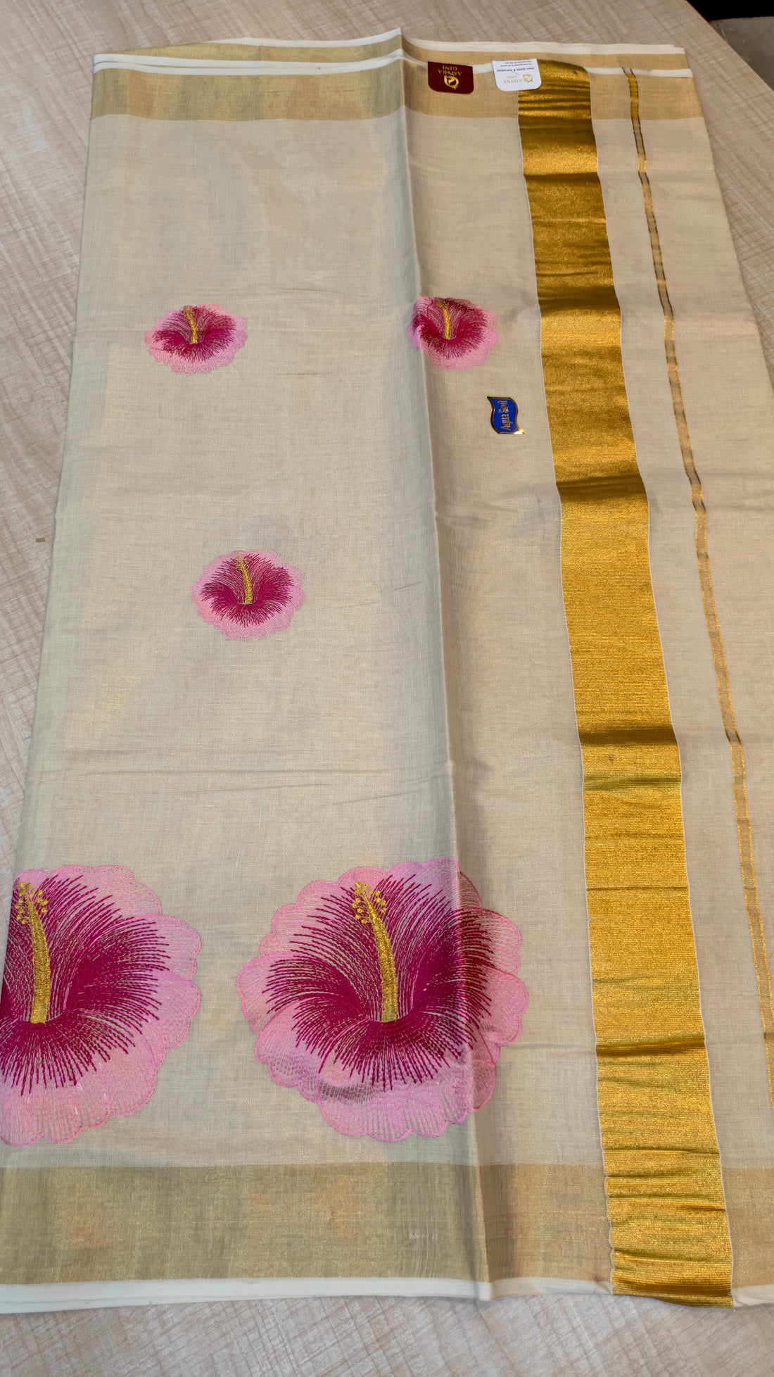 Tissue Kerala Saree | GS64
