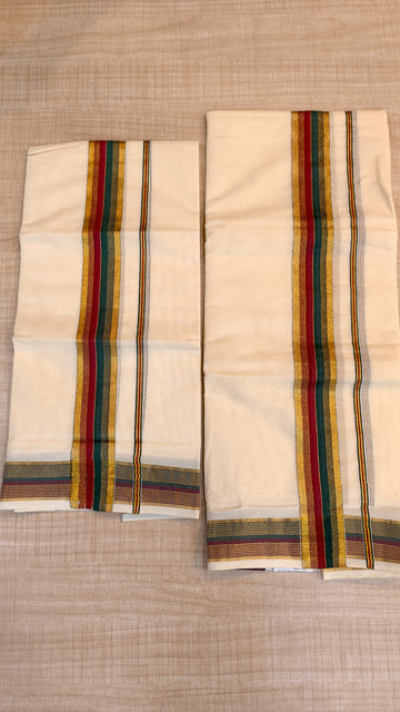 Cotton Set Mundu| GS318