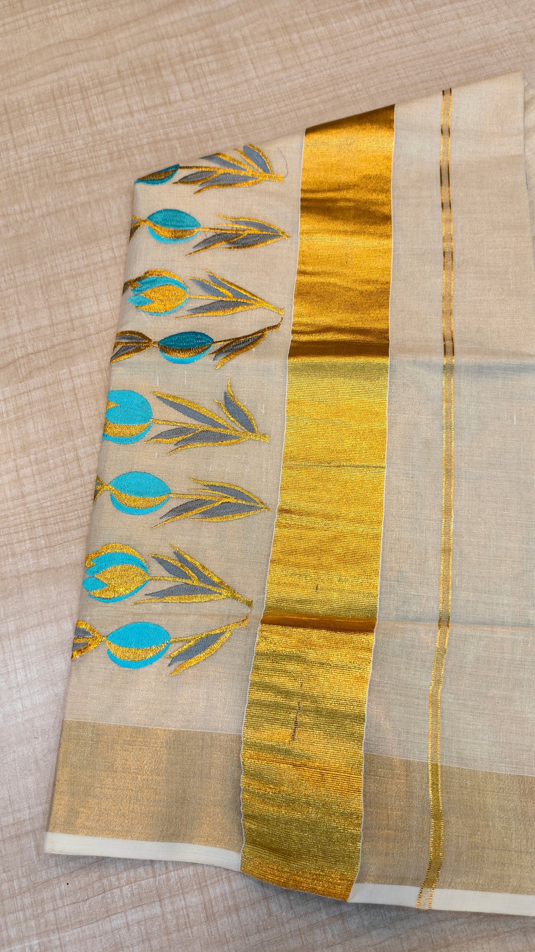 Tissue Kerala Saree|GS49