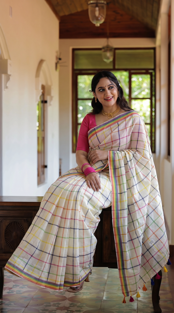 Kerala Cotton Saree | GS403