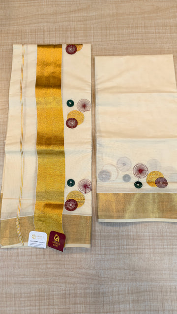 Cotton Set Mundu | GS148