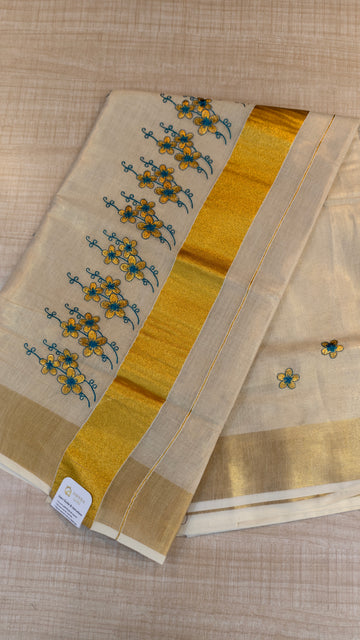 Tissue Kerala Saree| GS80