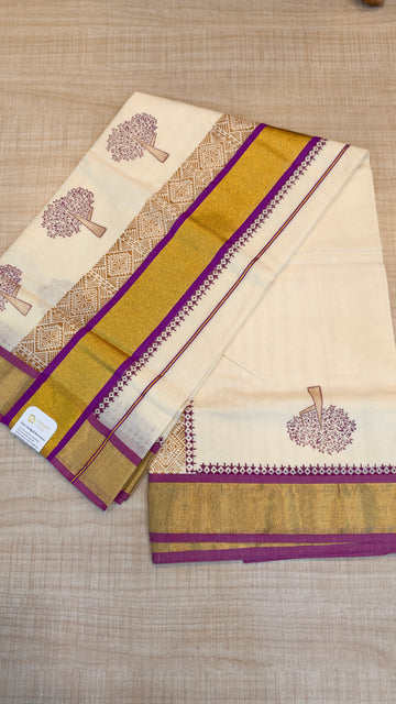 Cotton Kerala Saree| GS451