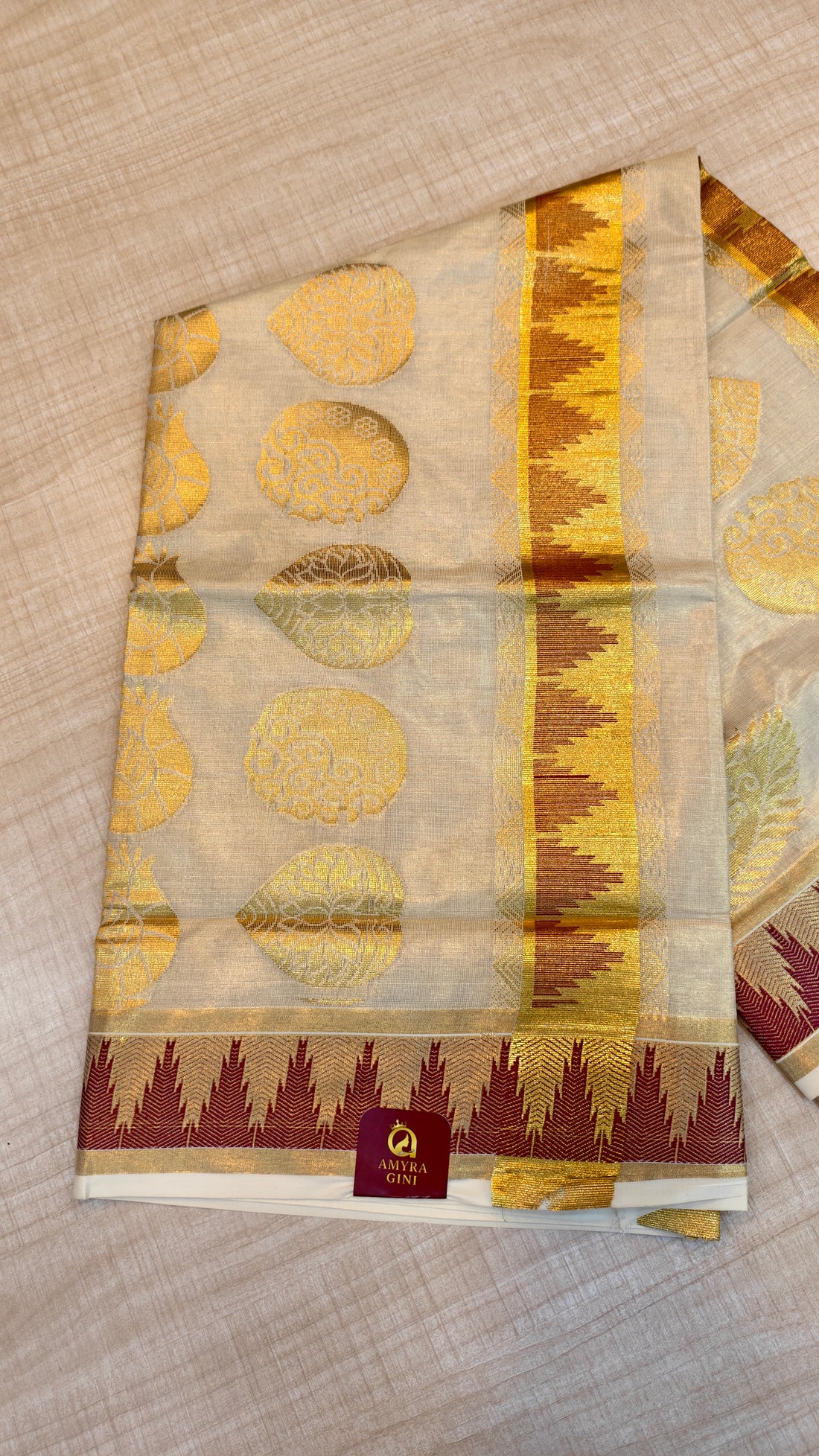 Tissue Kerala Saree | GS62
