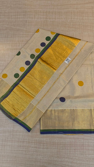 Tissue Kerala Saree | GS205