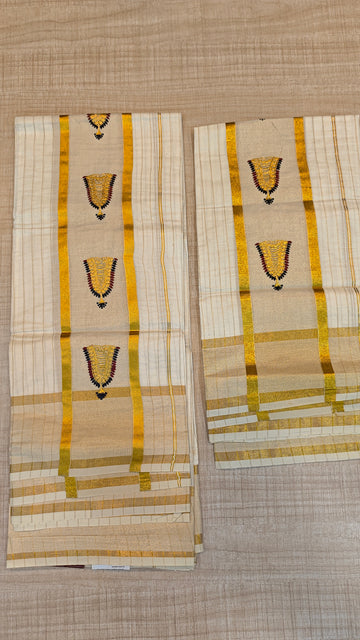 Cotton Set Mundu | GS170