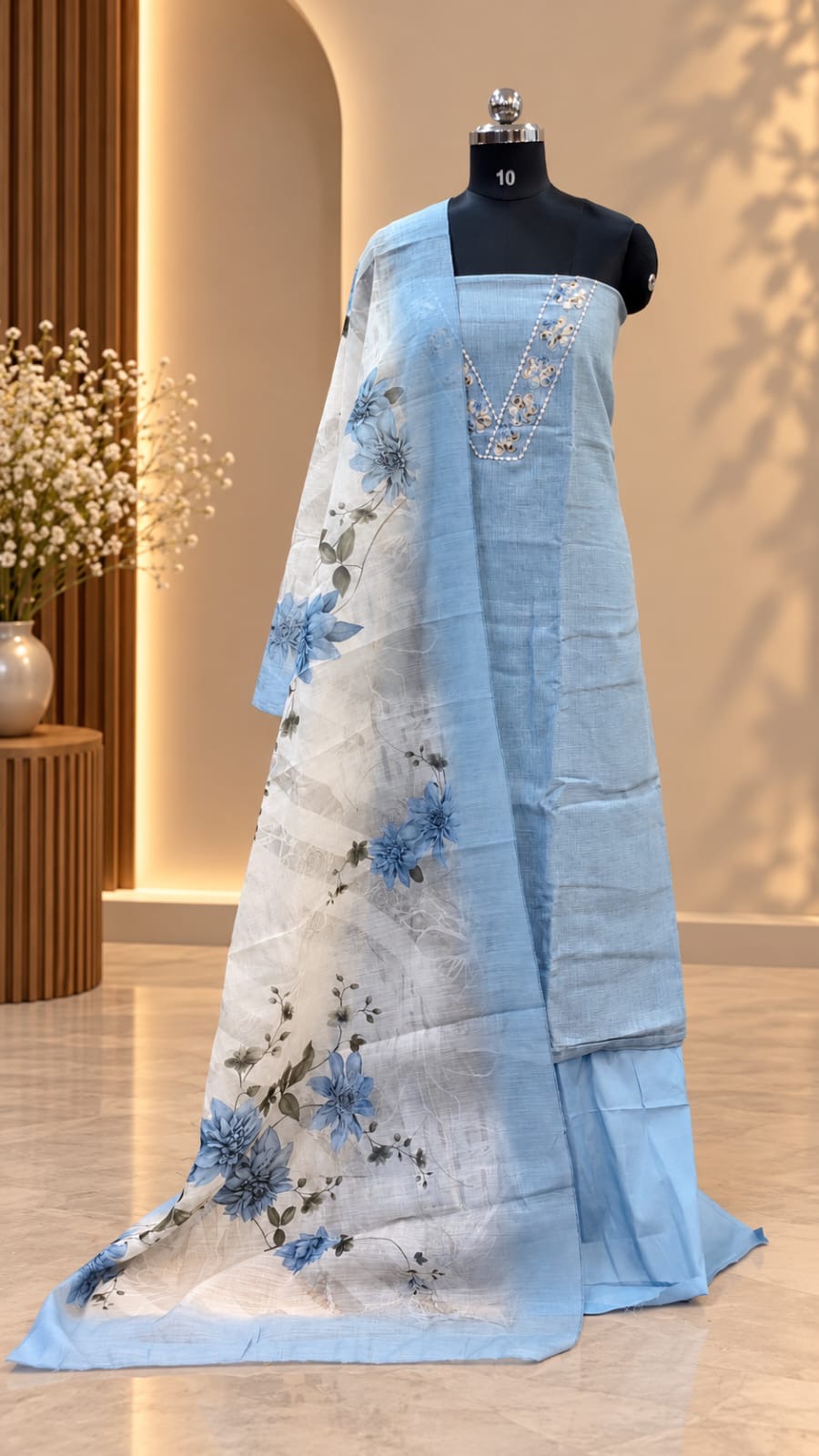 Linen Cotton Salwar | PA418