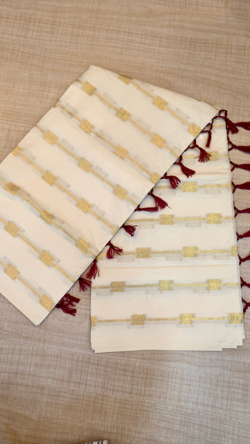 Cotton Kerala Saree |GS08