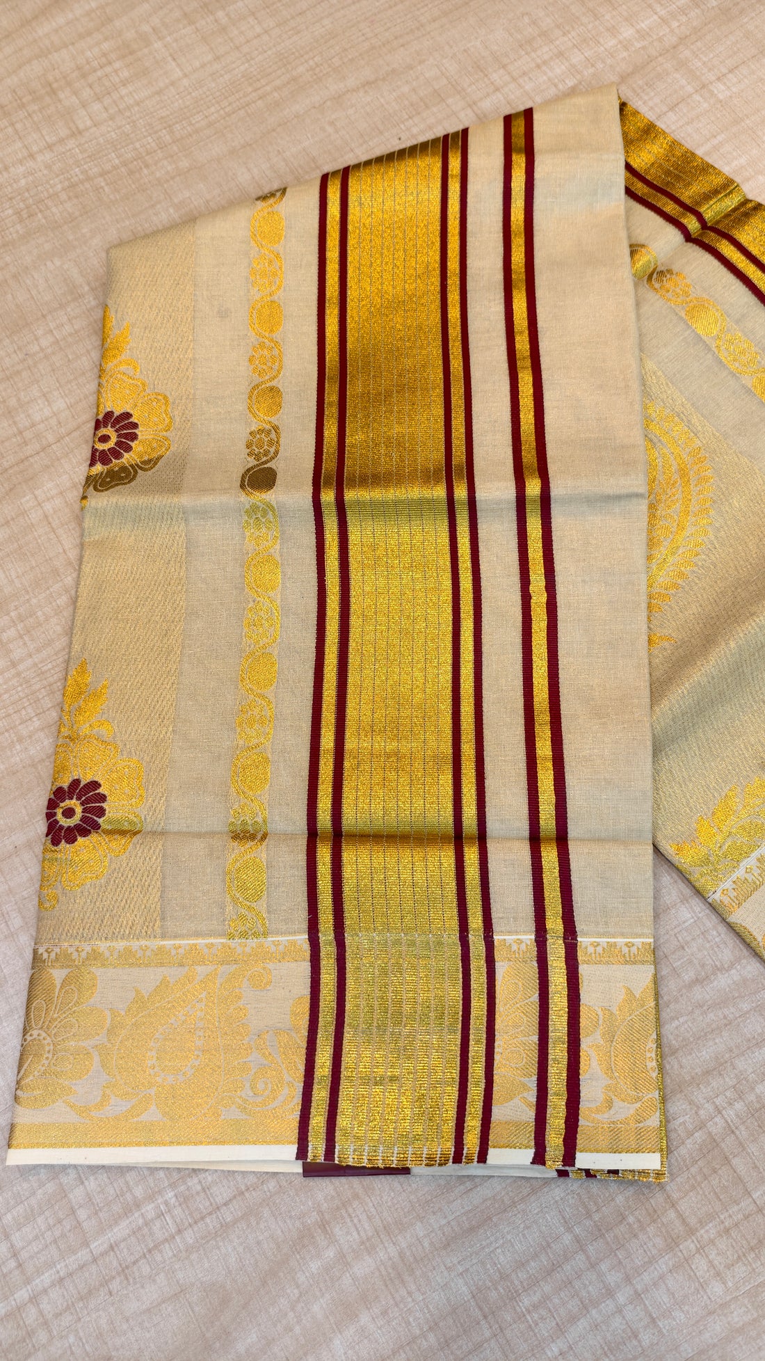Premium Kerala Saree|GS56