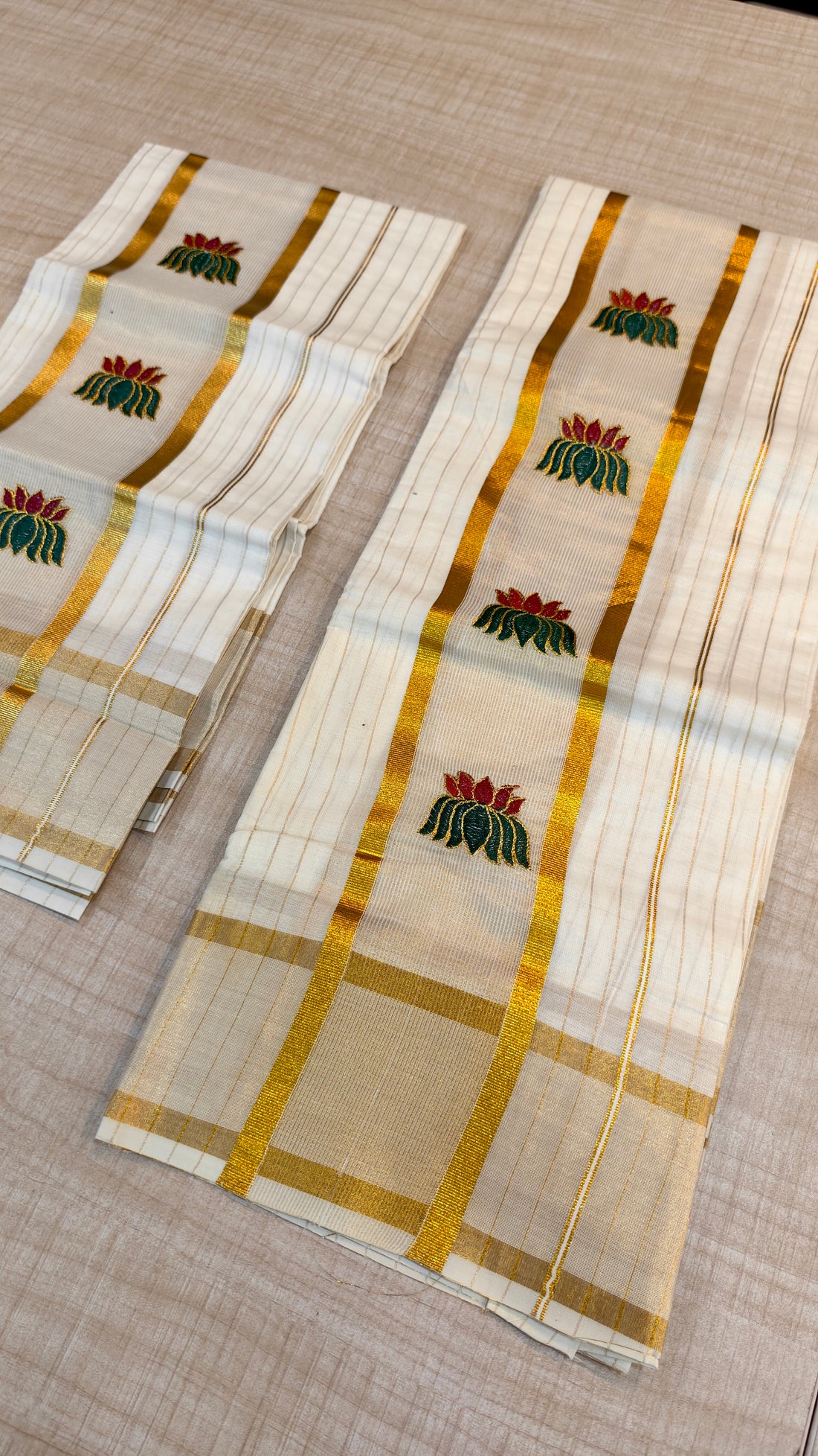 Cotton Set Mundu|GS300