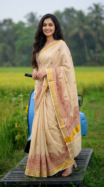 Tissue Kerala Saree| GS04