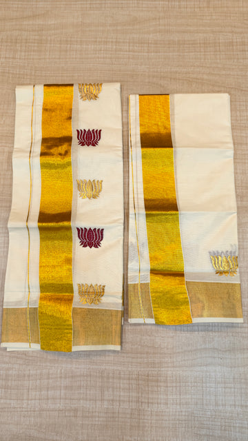 Cotton Set Mundu | GS153