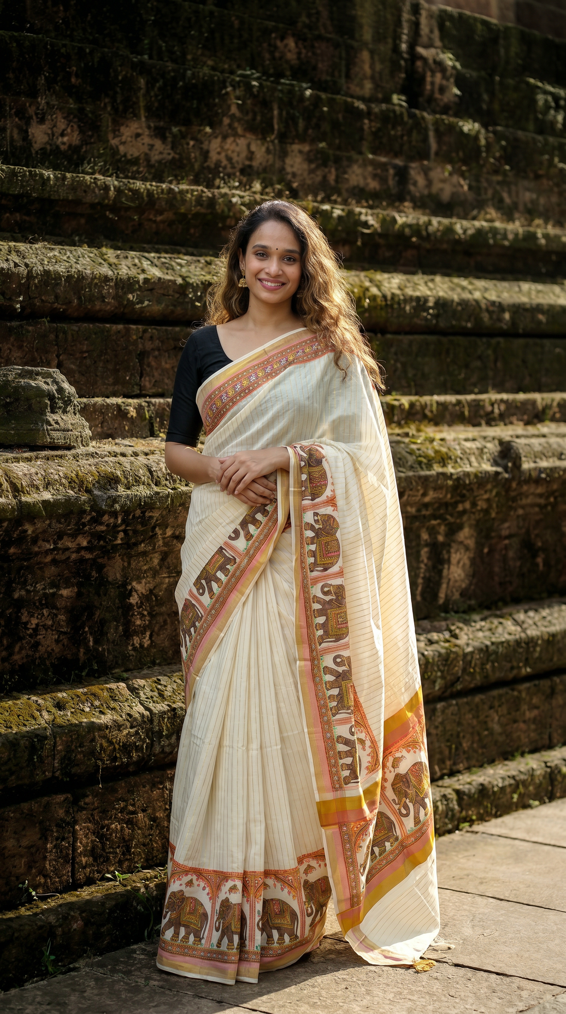 Cotton Kerala Saree | GS06