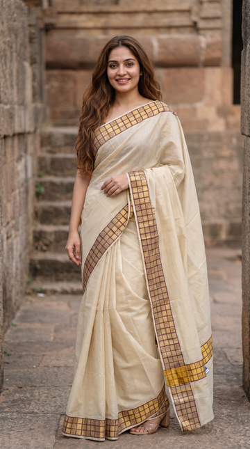 Tissue Kerala Saree |GS55